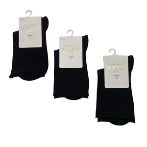 Unisex Vogue - Socks, size 37 - Black (1)