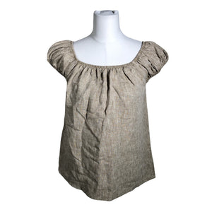 Unisex Bypias - Short-sleeved blouse, size 38 - Beige (1)