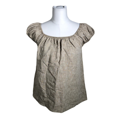 Unisex Bypias - Short-sleeved blouse, size 38 - Beige ()