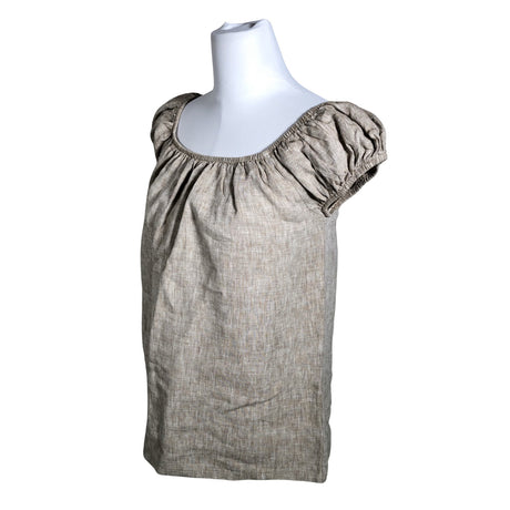 Unisex Bypias - Short-sleeved blouse, size 38 - Beige (2)