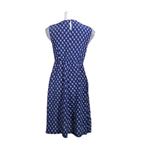 Unisex Weekend by MaxMara - Schiffon dress, size 40 - Blue (2)