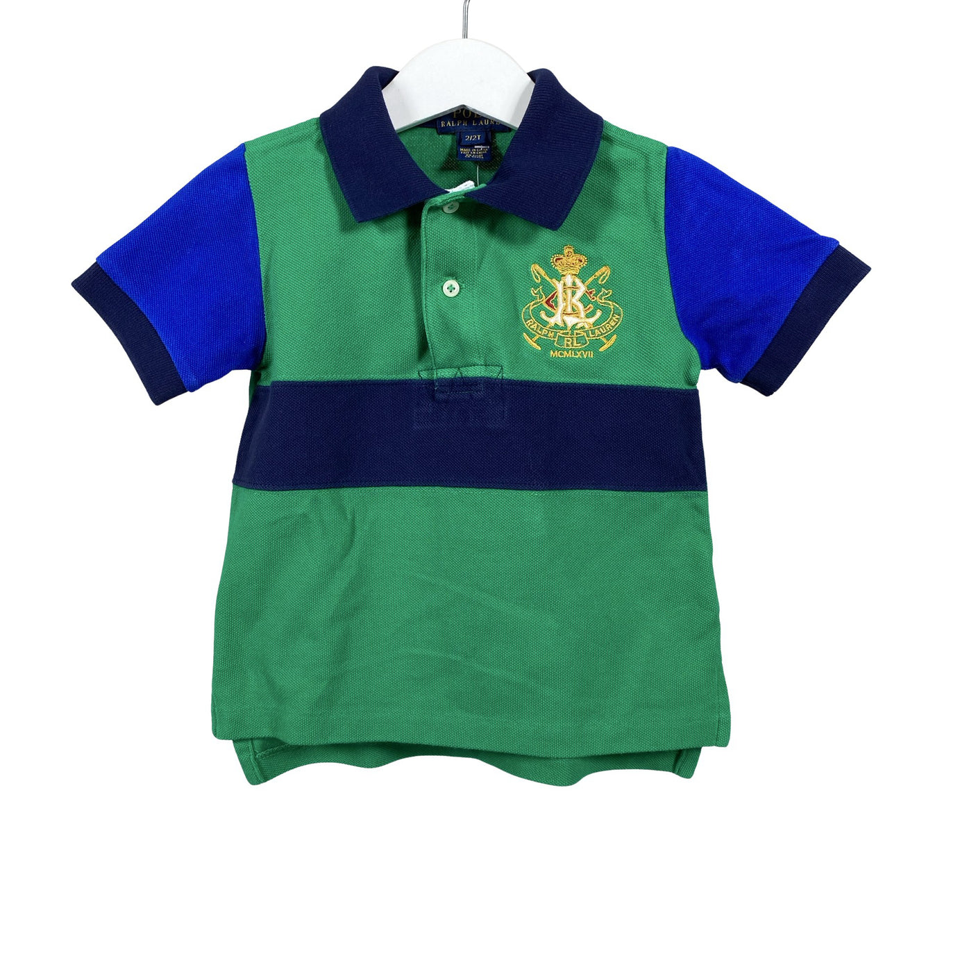 Unisex Polo Ralph Lauren - Polo shirt, size 86 - 92 - Green (1)