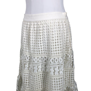Unisex Diane von Furstenberg - Party skirt, size 40 - White (2)