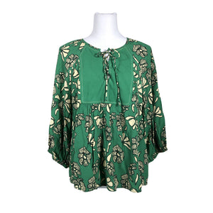 Unisex ba&sh - Blouse, size 38 - Green (1)