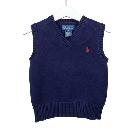 Unisex Polo Ralph Lauren - Knit vest, size 86 - 92 - Blue ()