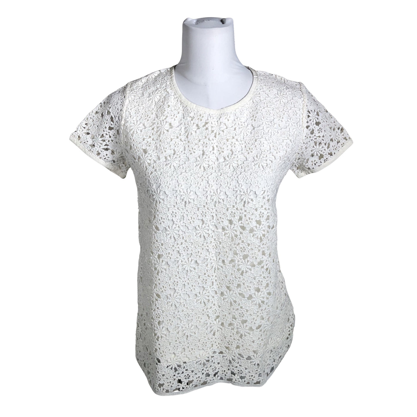 Unisex Moncler - Short-sleeved blouse, size 36 - White (1)