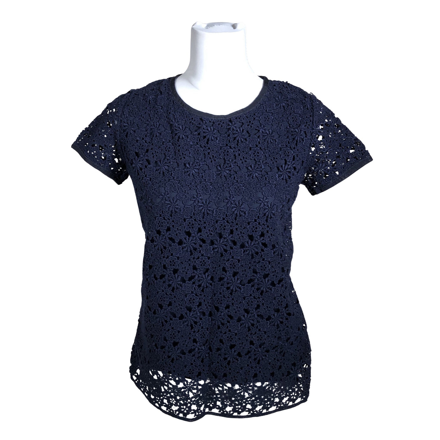 Unisex Moncler - Short-sleeved blouse, size 36 - Blue (1)