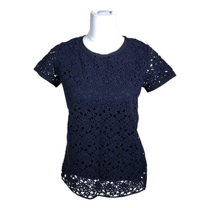 Unisex Moncler - Short-sleeved blouse, size 36 - Blue (1)