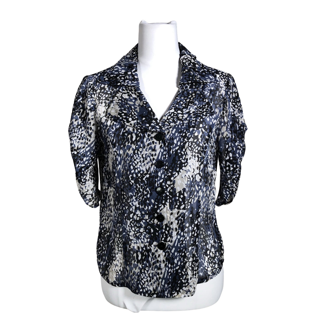 Unisex Voglia - Short-sleeved blouse, size 36 - Blue (1)