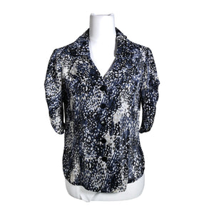 Unisex Voglia - Short-sleeved blouse, size 36 - Blue (1)