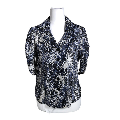 Unisex Voglia - Short-sleeved blouse, size 36 - Blue ()
