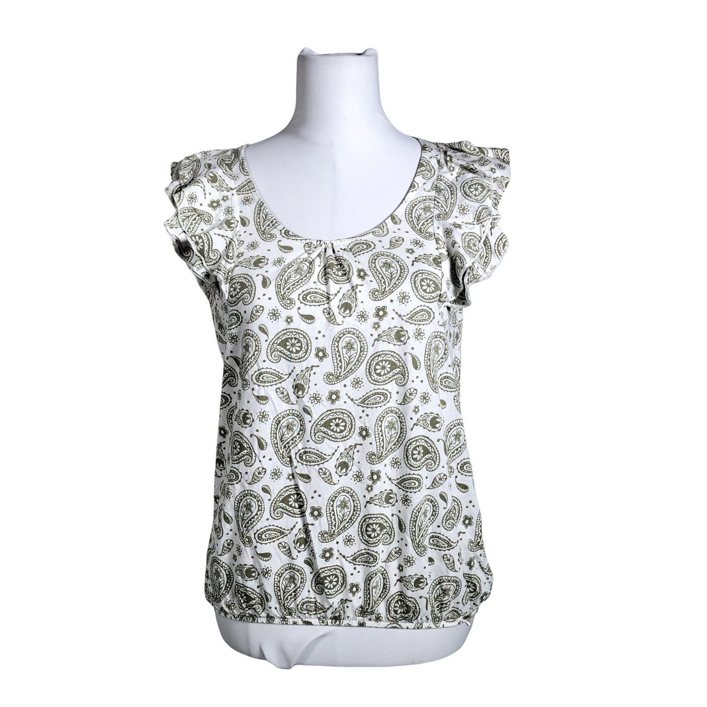 Unisex me&i - Tricot tank top, size 36 - White (1)