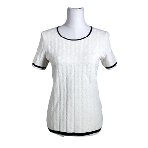 Unisex Esprit - Short-sleeved blouse, size 38 - White (1)
