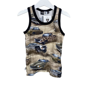 Unisex Molo Kids - Sleeveless shirt, size 122 - 128 - Brown (1)