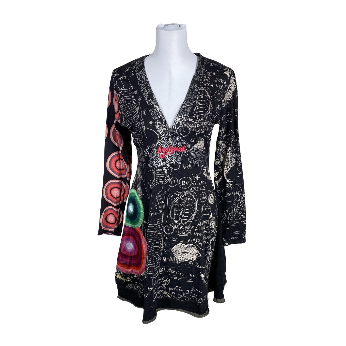 Unisex Desigual - Tricot dress, size 40 - Black (1)