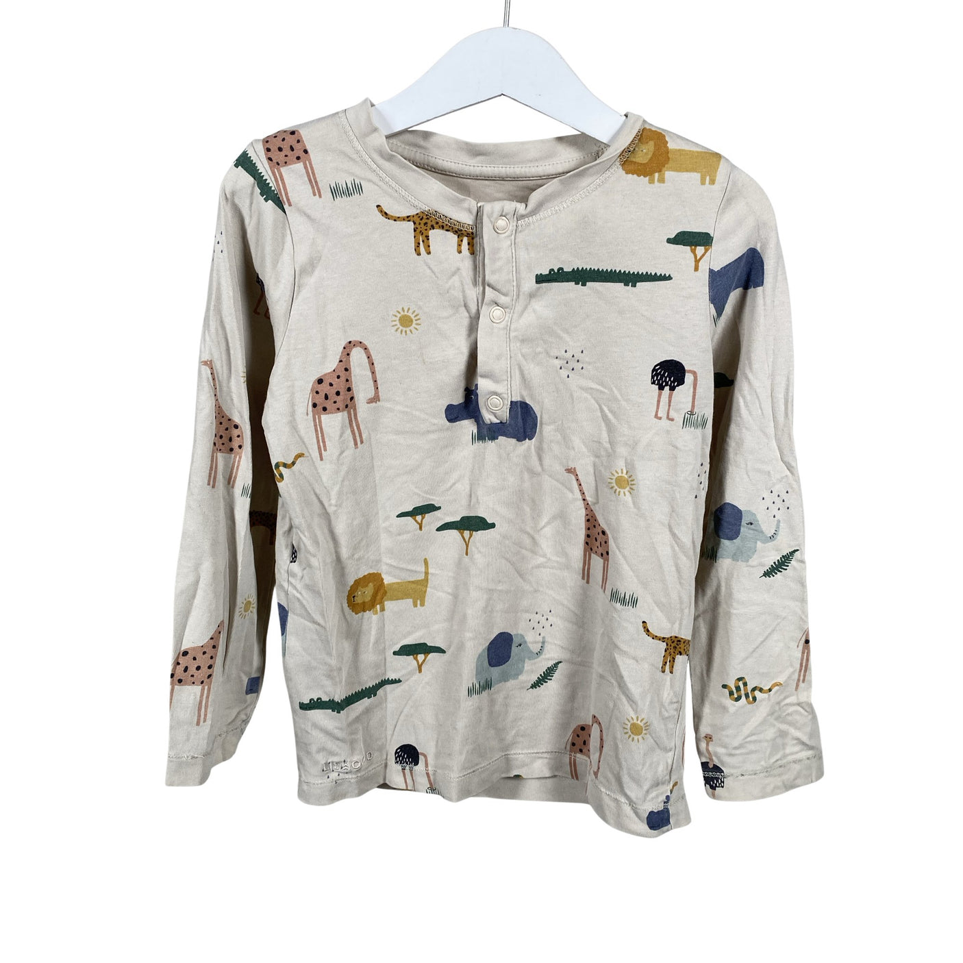 Unisex Liewood - Tricot shirt, size 98 - 104 - Beige (1)