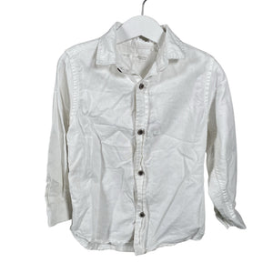 Unisex Next - Collared shirt, size 104 - 110 - White (1)