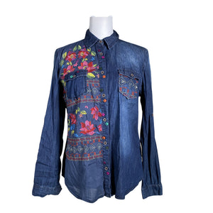Unisex Desigual - Denim shirt, size 36 - Blue (1)