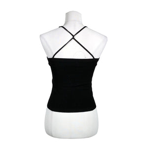 Unisex Sisley - Tricot tank top, size 36 - Black (2)