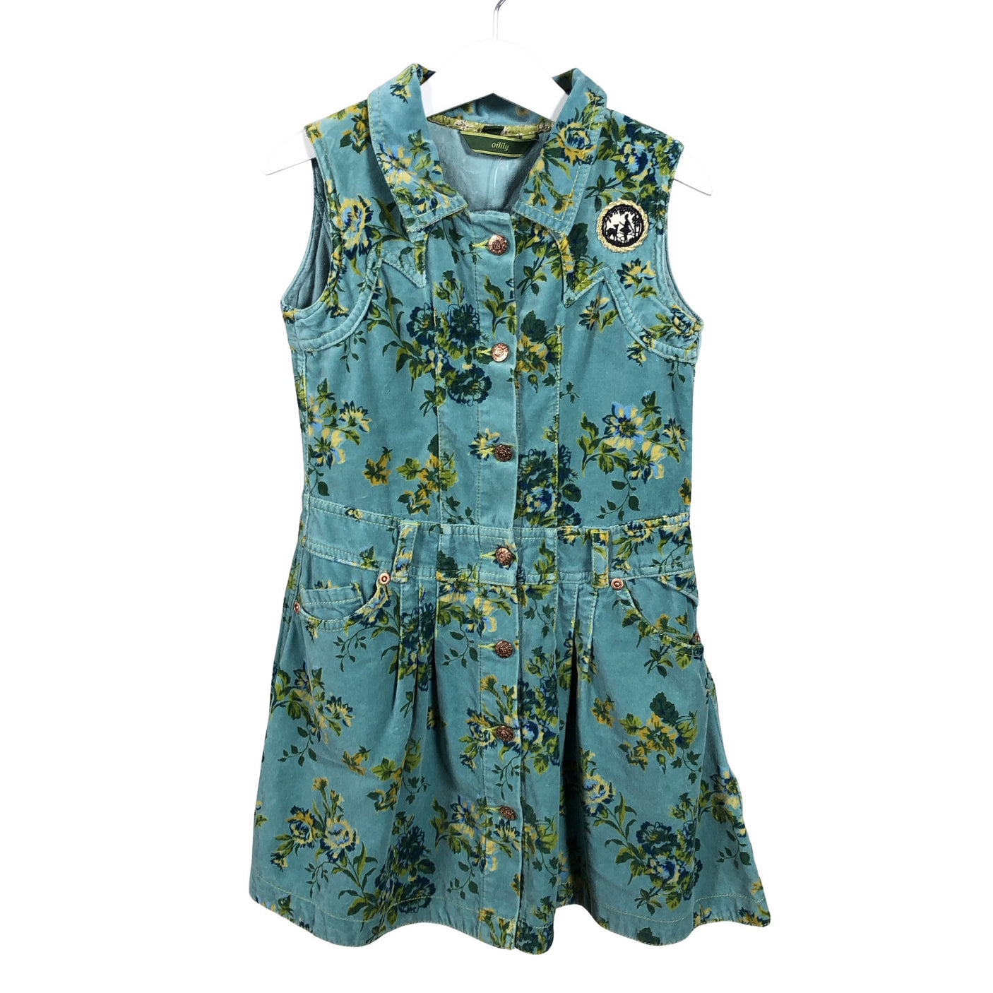 Unisex Oilily - Dress, size 116 - 122 - Turquoise (1)
