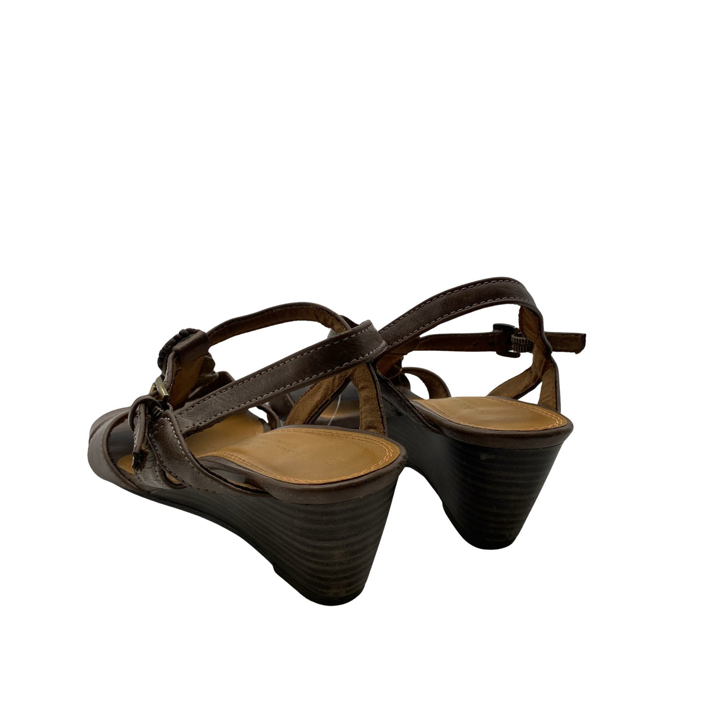 Unisex Marco Tozzi - Wedge sandals, size 39 - Brown (2)