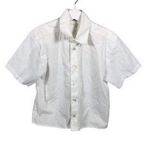 Unisex Zalekua - Collared shirt, size 104 - 110 - White (1)