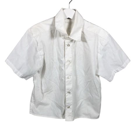 Unisex Zalekua - Collared shirt, size 104 - 110 - White ()