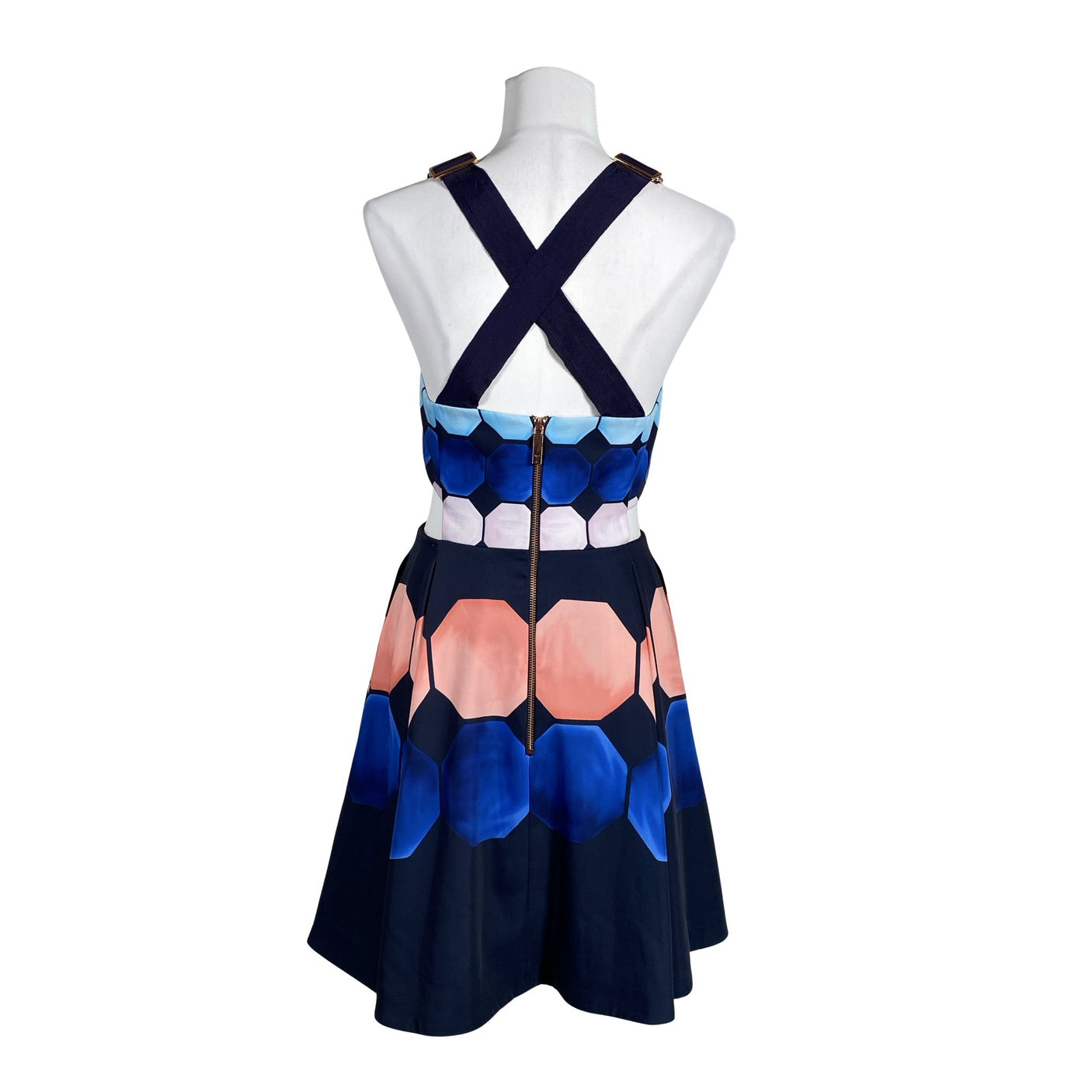 Unisex Ted Baker - Party dress, size 38 - Blue (3)