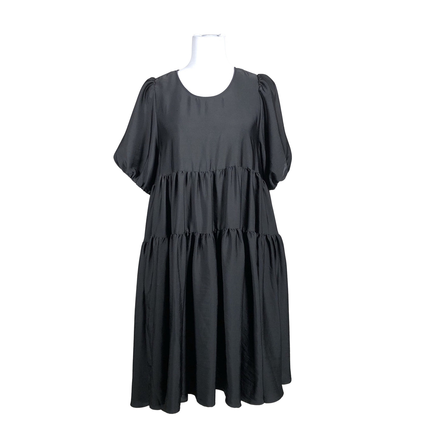 Unisex COS - Schiffon dress, size 40 - Black (1)