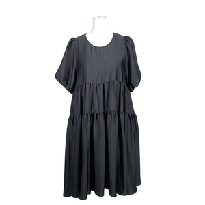 Unisex COS - Schiffon dress, size 40 - Black (1)