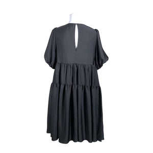 Unisex COS - Schiffon dress, size 40 - Black (2)