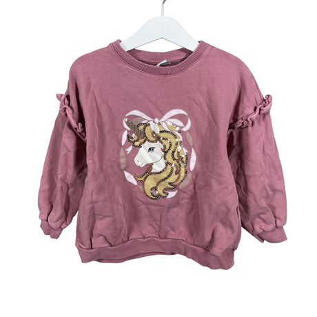 Unisex Lindex - Sweatshirt, size 116 - 122 - Light pink ()