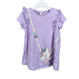 Unisex Lindex - Tricot dress, size 104 - 110 - Violet ()