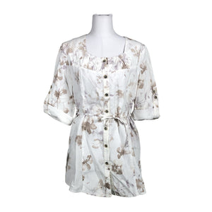 Unisex Voglia - Tunic, size 38 - White (1)