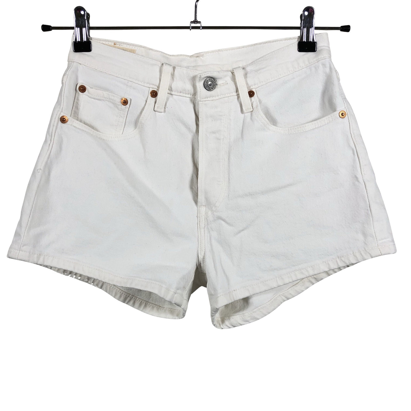 Unisex Levi's - Denim shorts, size W27 - White (1)