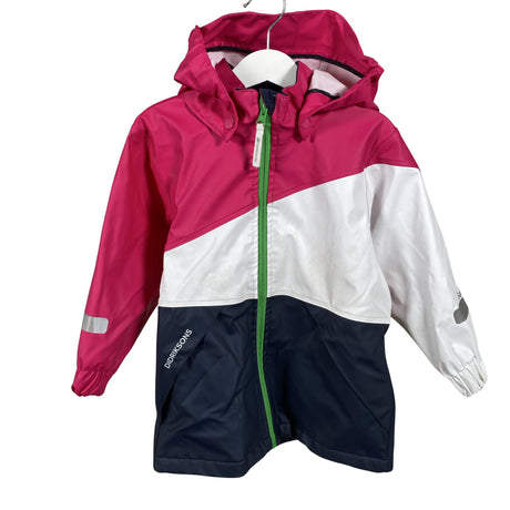 Unisex Didriksons - Rain jacket, size 98 - 104 - Pink ()