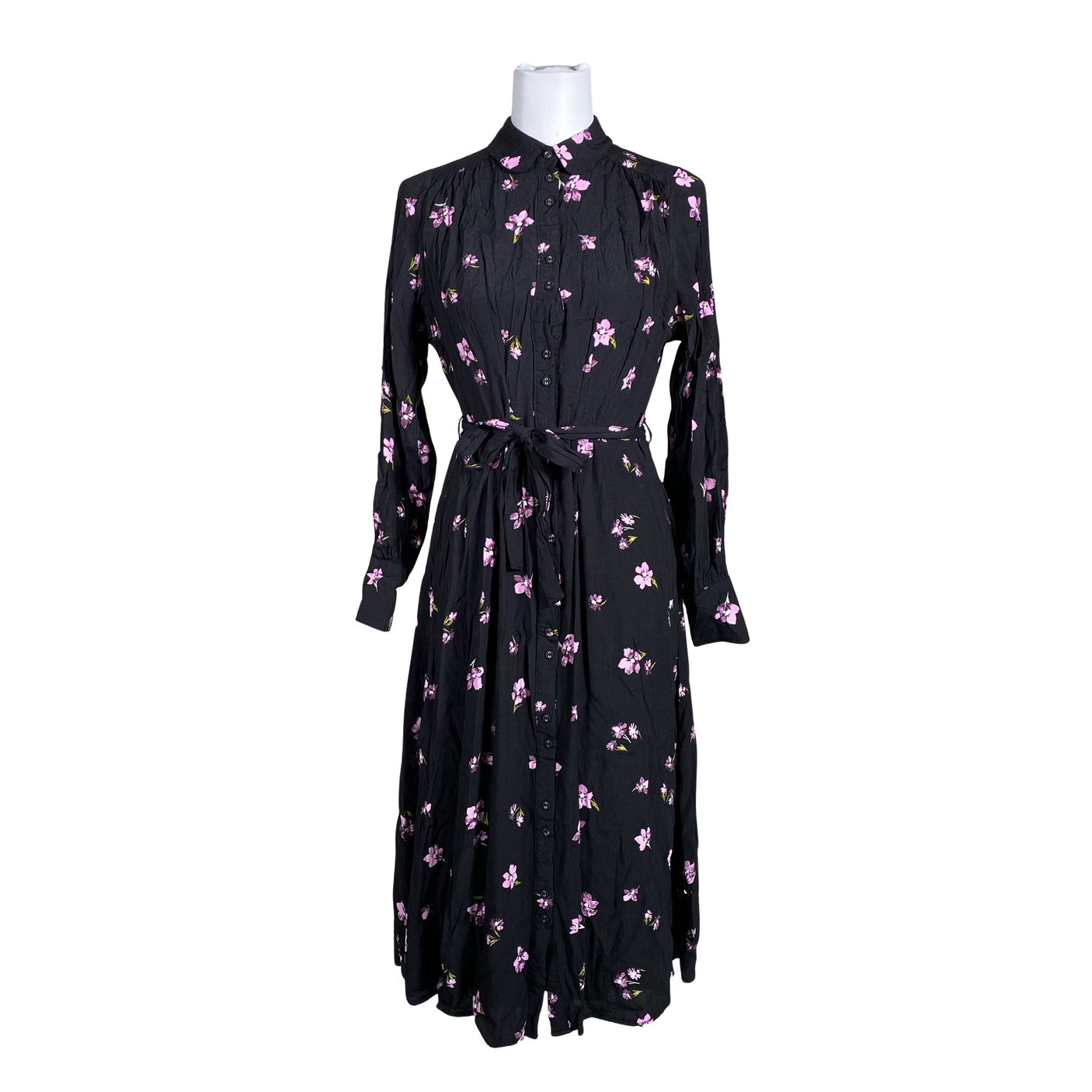 Unisex Selected - Schiffon dress, size 36 - Black (1)