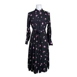 Unisex Selected - Schiffon dress, size 36 - Black (1)