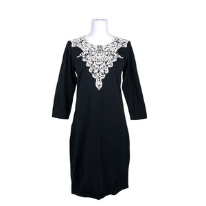 Unisex Lumoan - Tricot dress, size 38 - Black (1)
