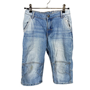 Unisex Polarn O. Pyret - Denim shorts, size 134 - 140 - Light blue (1)