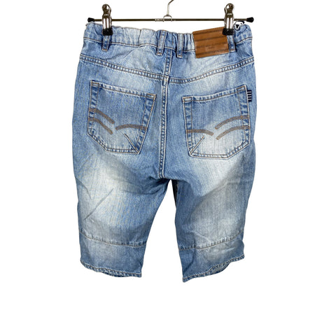 Unisex Polarn O. Pyret - Denim shorts, size 134 - 140 - Light blue (2)