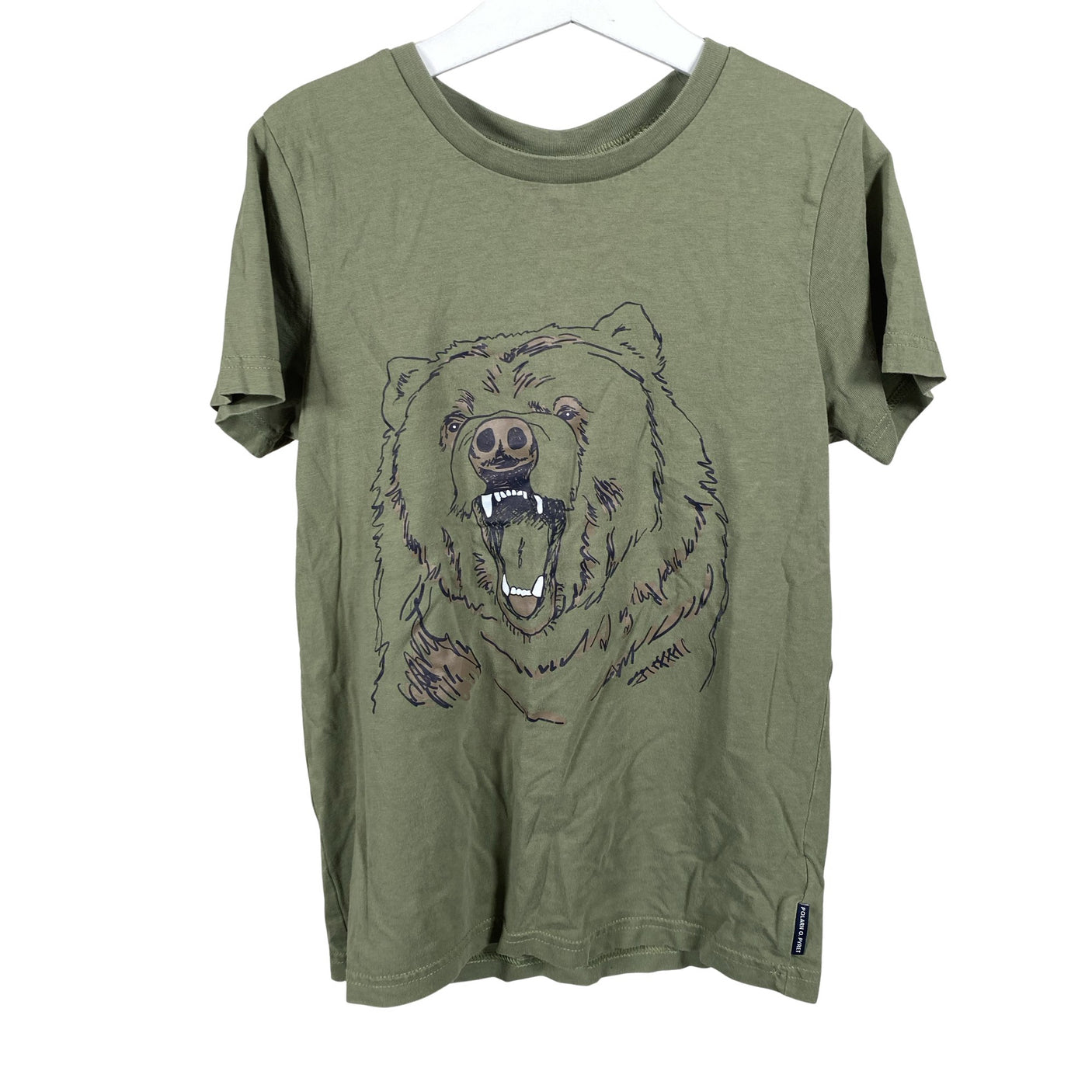 Unisex Polarn O. Pyret - T-shirt, size 134 - 140 - Green (1)
