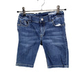 Unisex Polarn O. Pyret - Denim shorts, size 122 - 128 - Blue ()