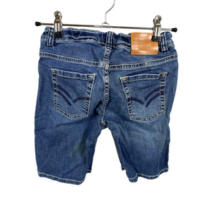 Unisex Polarn O. Pyret - Denim shorts, size 122 - 128 - Blue (2)