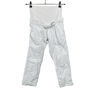 Unisex Mama Licious - Capri pants, size 36 - White (1)