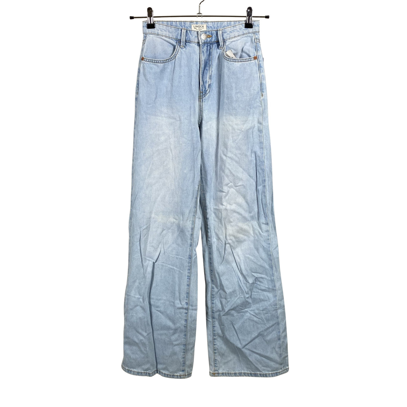 Unisex Lindex - Jeans, size 34 - Light blue (1)