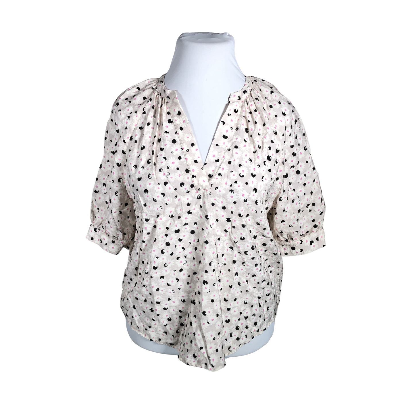 Unisex Holly & Whyte by Lindex - Short-sleeved blouse, size 44 - Beige (1)