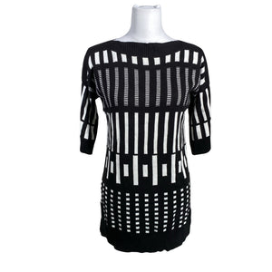 Unisex Marimekko - Knit tunic, size 34 - Black (1)