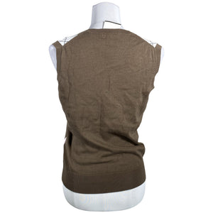 Unisex Röhnisch - Knit vest, size 38 - Brown (2)