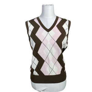 Unisex Röhnisch - Knit vest, size 38 - Brown (1)